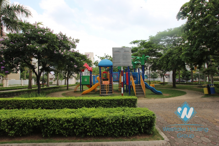 Nice and fully furnished house available for rent in Ciputra, Tay Ho, Hanoi